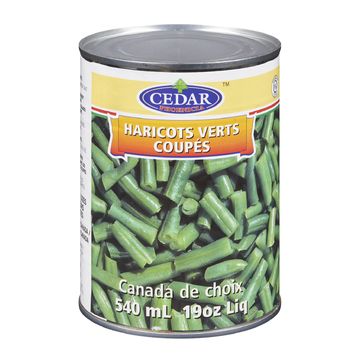 CONSERVE – Cedar Haricots Verts Coupés – UNITÉ