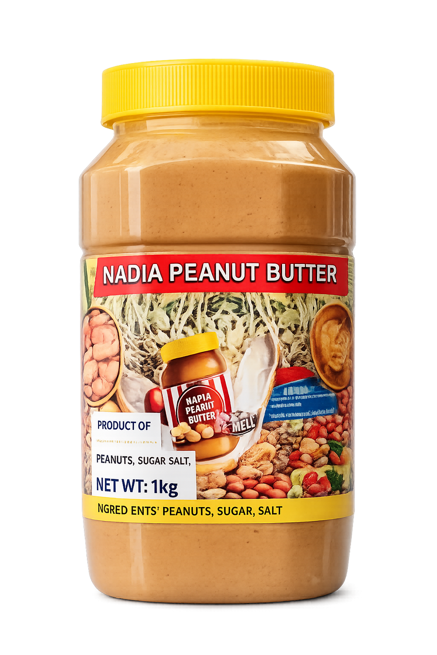 Beurre D'arachide Nadia Peanut Butter 1kg – UNITÉ