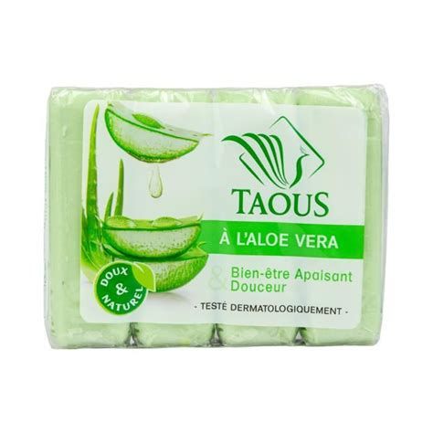 TAOUS Savon Aloe Vera 125g – UNITÉ