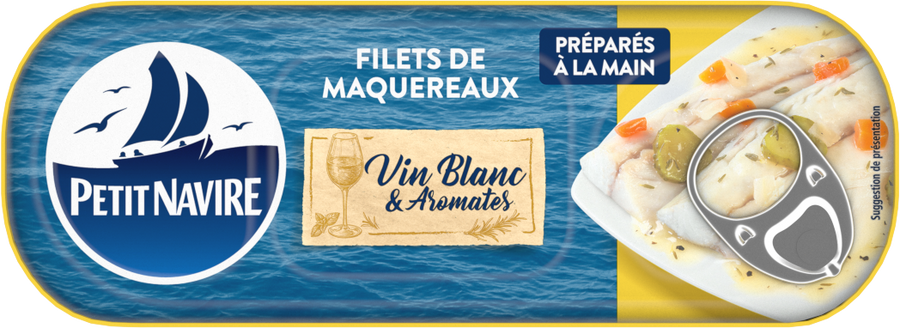 CONSERVE – Petit Navire Filets De Maqueraux – UNITÉ