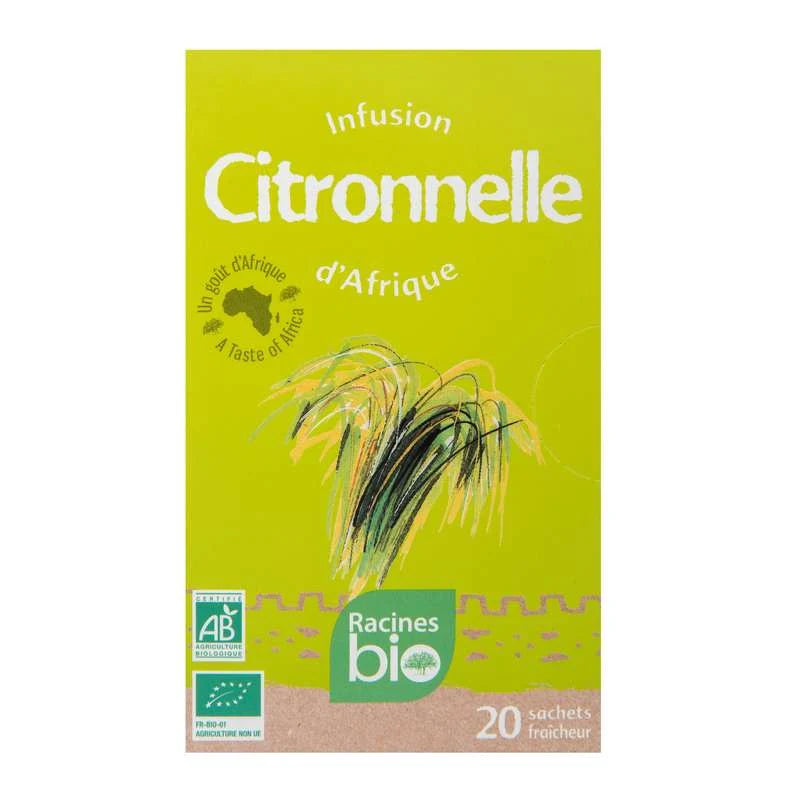 Thé En Sachet Citronnelle BIO – Sachet De 12 – UNITÉ