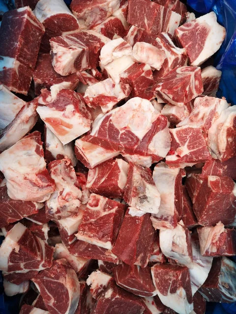 VRAC – Viande Boeuf Halal Avec Os Emballé – 500g